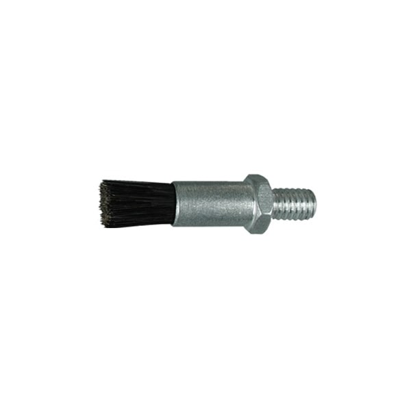 3/8 D Body Goat Hair Fill .063 Orifice Male Thread Flow Thru Brush, PK6